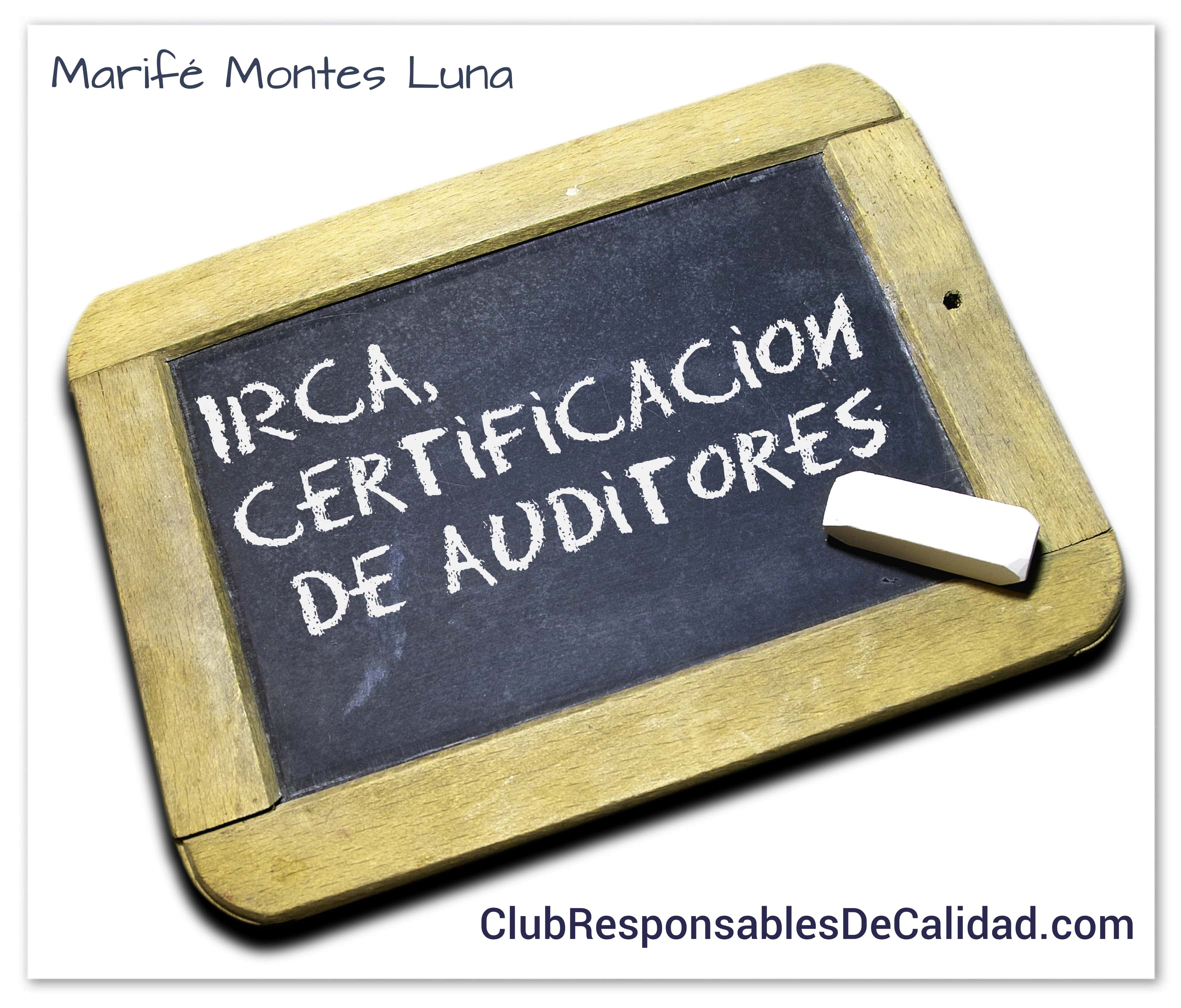 IRCA, Certificacion de Auditores